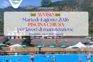 Avviso Piscina Chiusa